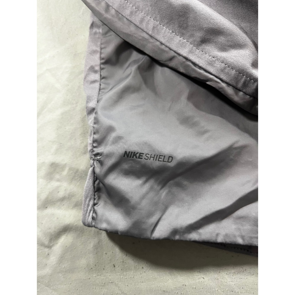 Nike Shield Mens XL Grey Full Zip Running Jacket Windbreaker Lightweight - Picture 3 of 9